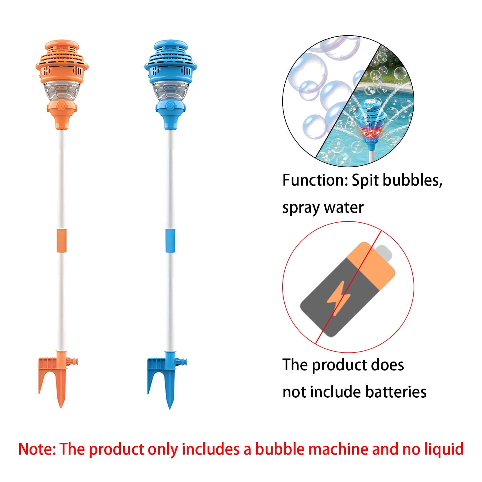 Automatic Bubble Machine ABS Water Mist Combo Outdoor Maker Continuous Spray for Weddings Parties