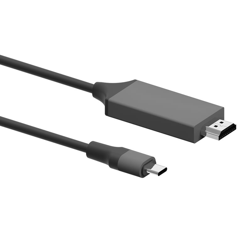 Type-C USB to HDMI Adapter Cable; USB C to HDMI Support 1080p, 2K, up to 4K (3840x2160 HD); for Samsung Galaxy Book S, Notebook 9 Pro - Walmart.com