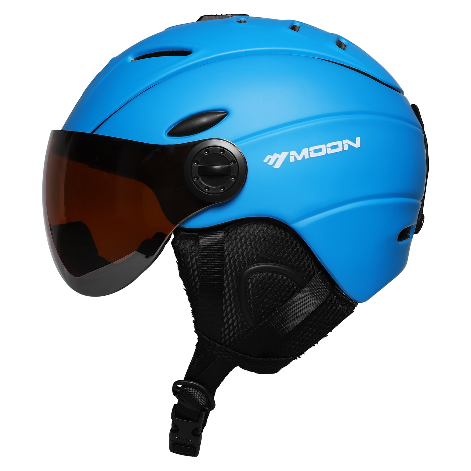 MOON Women Men Snow Helmet with 