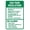 Warning Sign 2, variant on Dog Waste Threatens Children Health Leash Clean Up Sign 8"x12" - No Dog Poop Security Metal for Business Wall Safety