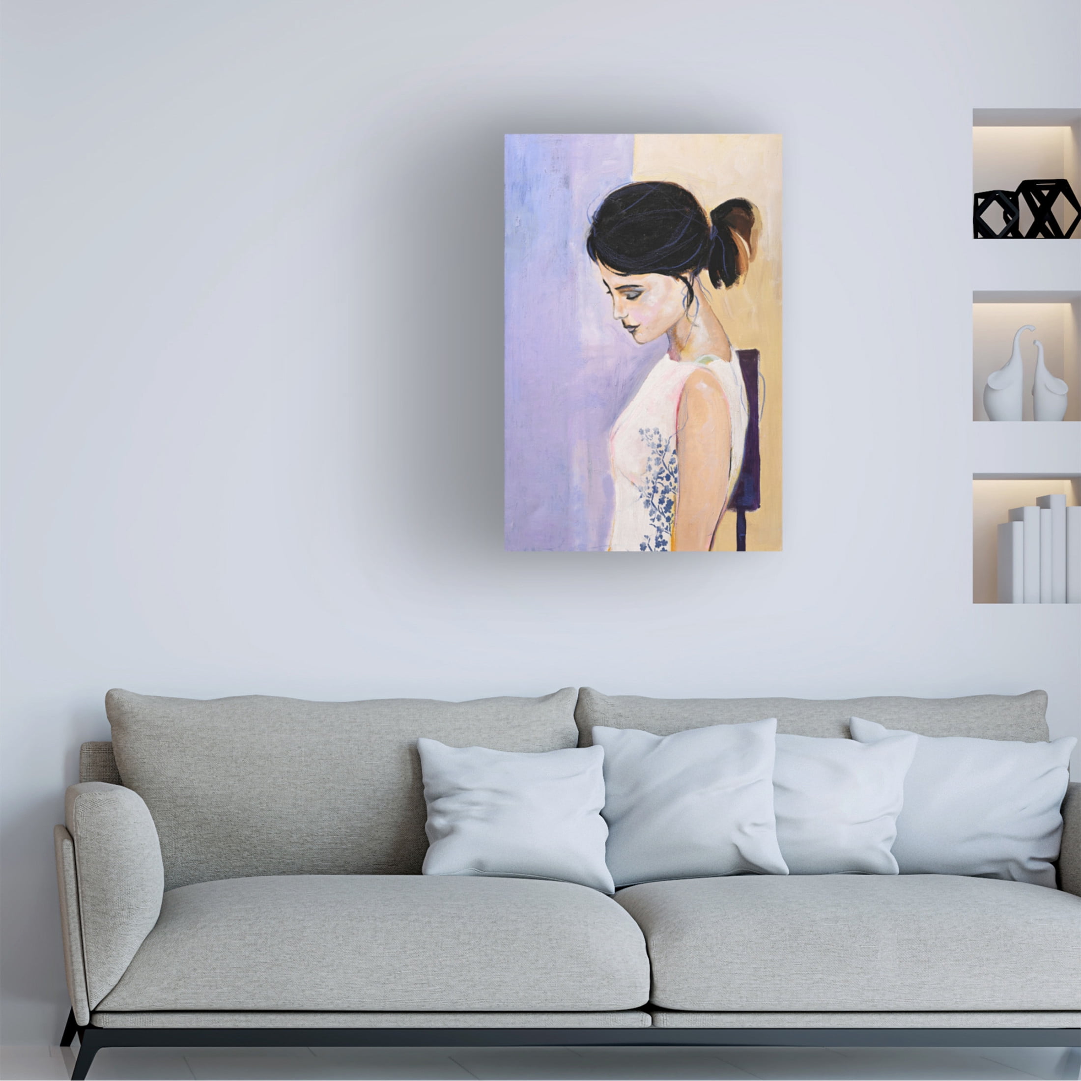 Canvas Wall Art - Design Fabrikken 'Still Quiet' Wall Art for Living Room, Bedroom, or Office Décor by Trademark Fine Art - 12 x 19 Inches