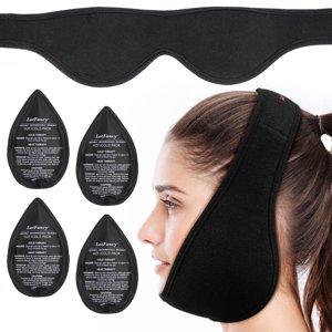LotFancy Wisdom Teeth Ice Pack Head Wrap with 4 Gel Packs