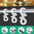 thumbnail image 1 of 100 piezas de plástico peque?o Clip de luz de Navidad Gancho de canal blanco Gancho de luz de Navidad Clips de luz de canal en forma de S para luces colgantes, Navidad, boda B LingWen 8390615538732, 1 of 1