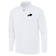 thumbnail image 2 of Men's Antigua  White Buffalo Bills Reprocess Quarter-Zip Top, 2 of 4