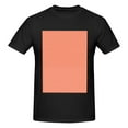 thumbnail image 4 of Bingfone Orange Gingham Men'S Loose Fit Short-Sleeve Pocket T-Shirt, 4 of 7