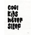 thumbnail image 3 of Jaxn Blvd. 12x14 Black Modern Framed Museum Art Print Titled - Cool Kids Never Sleep, 3 of 5