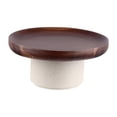 thumbnail image 2 of Plato de pastel de estilo japonés, soporte para postre, plato de madera, Pedestal de arcilla para mesa de postre, boda de cumpleaños, estilo , Talla S Sunnimix Puesto de pasteles, 2 of 8