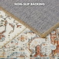 thumbnail image 4 of Ofoor 9x12 Modern Abstract Area Rug - Washable, Stain Resistant, Thin, Non-Slip, Perfect for Living Room, Bedroom, Kitchen, Blue, 4 of 8