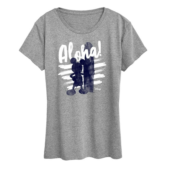 Mickey & Friends - Aloha - Women's Short Sleeve Graphic T-Shirt