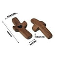 thumbnail image 2 of Tactile Intelligence & Fidget Toy For Stress Relief Premium Thumb Cross Design, Handheld Walnut Wooden Church Easter Handle Piece With Smooth Finish Minimalist, 2 of 6