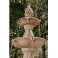 thumbnail image 3 of XBrand 51"H Fiber Resin Beige 3-Tier Freestanding Waterfall Fountain, Outdoor Garden, Yard, Lawn, Porch Décor, 3 of 13