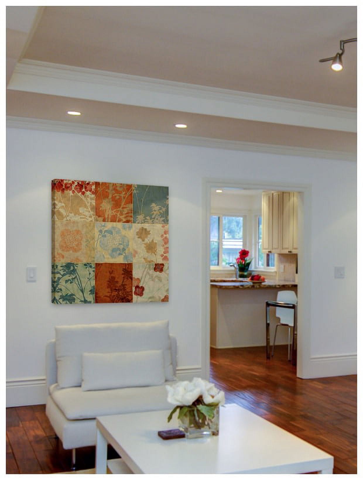 "Nine Branches - Gold" Painting Print on Wrapped Canvas