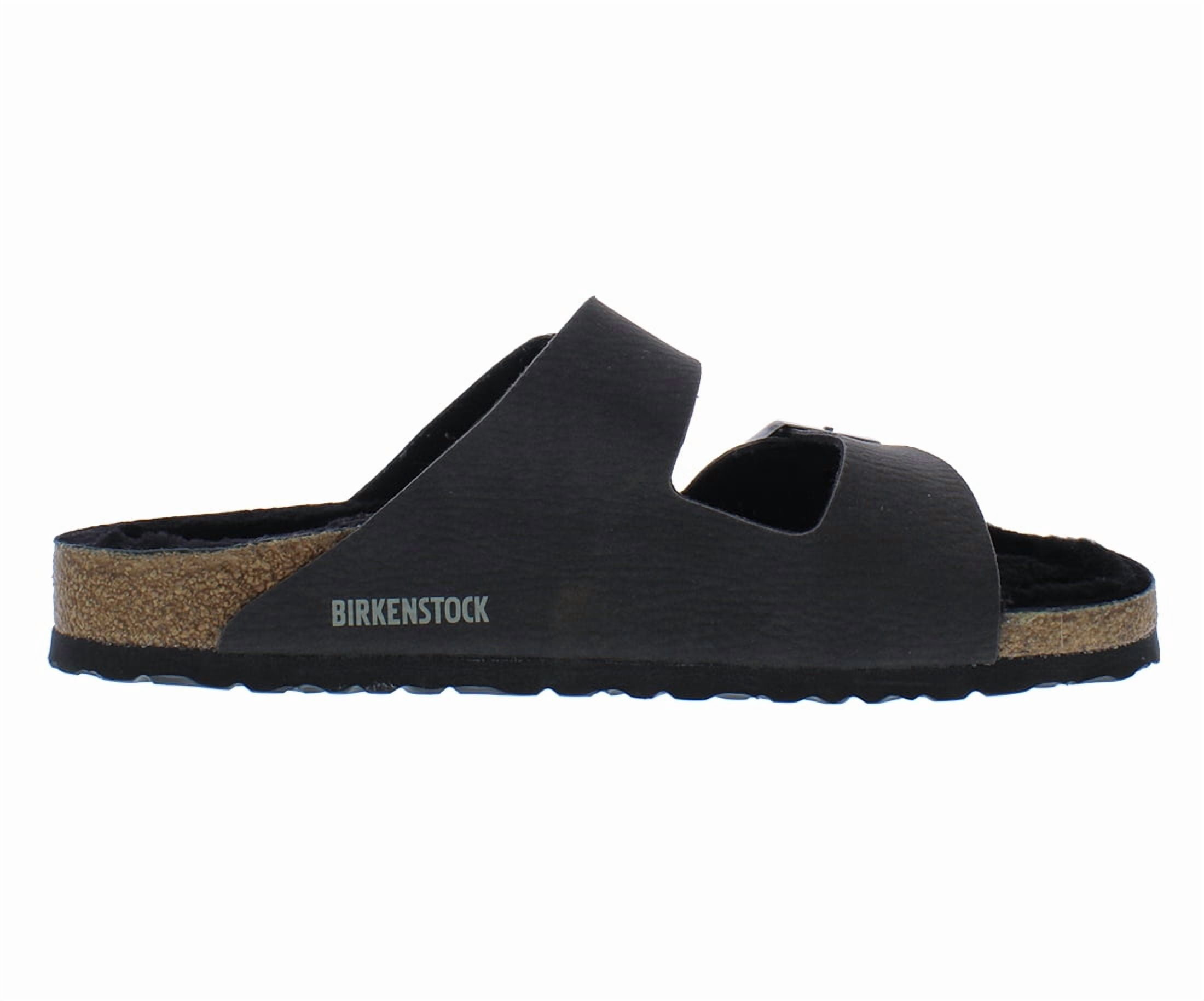Birkenstock Arizona Shearling Unisex Shoes Size 3, Color: Black