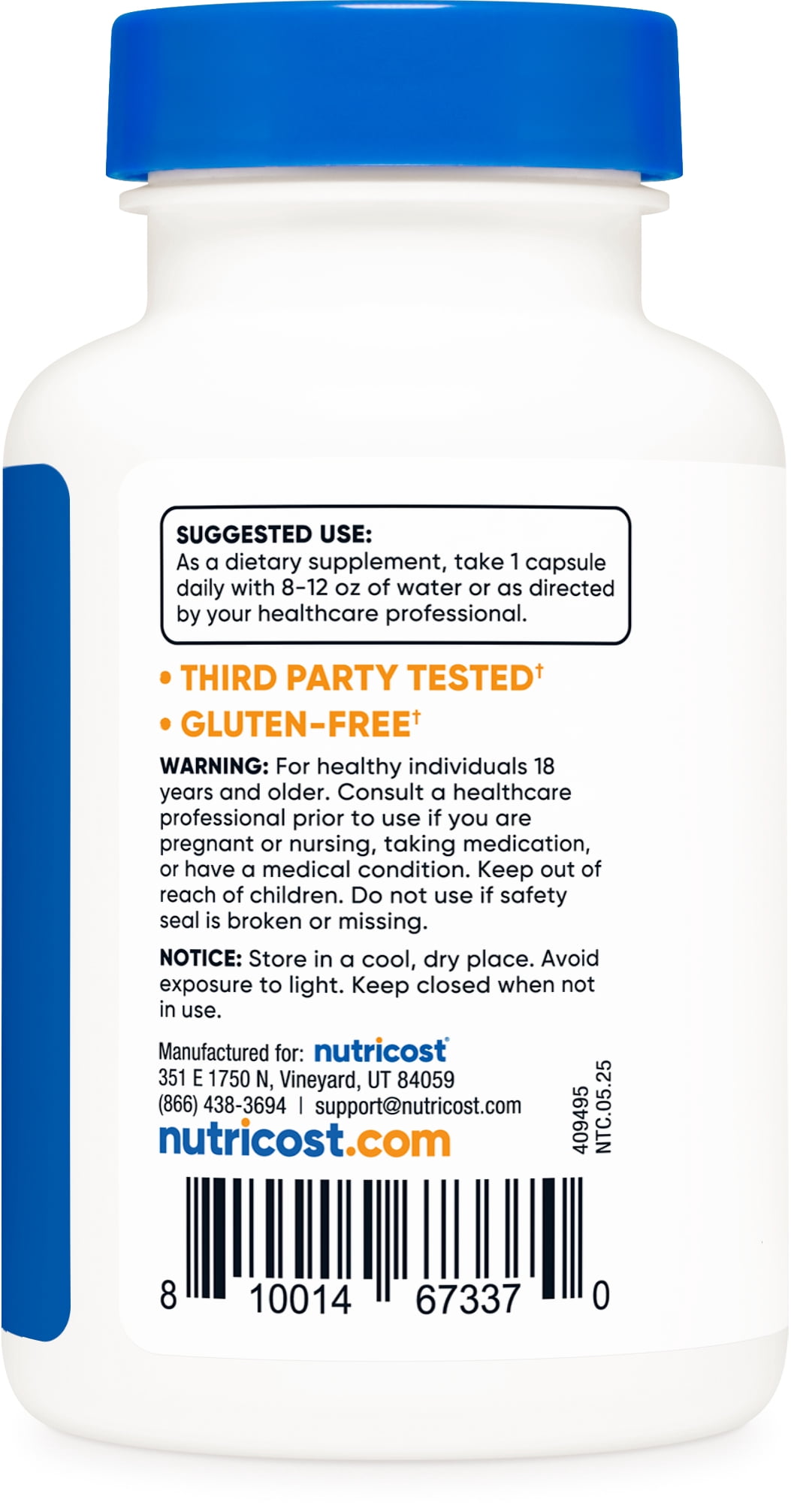 Nutricost Nattokinase 2,000FU, 120 Capsules - Gluten Free, Non-GMO, Vegetarian Friendly Supplement