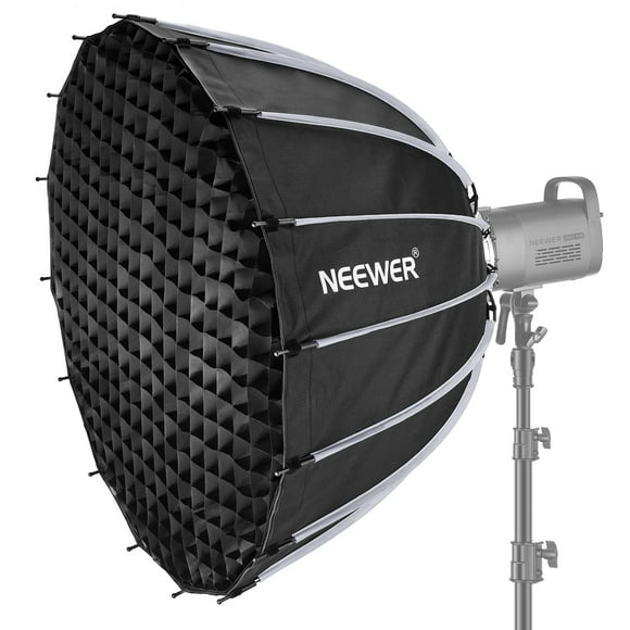 Softbox Neewer SF85Q parabólico de 85 cm con difusores para montaje Bowens