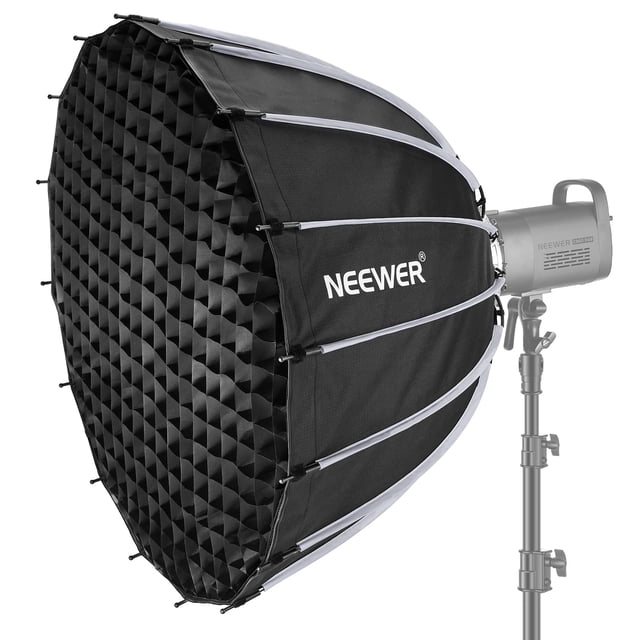 Softbox Neewer SF85Q parabólico de 85 cm con difusores para montaje Bowens