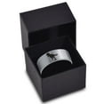 thumbnail image 3 of Tungsten Tyrannosaurus Rex Band Ring 8mm Men Women Comfort Fit Gray Flat Cut Brushed Polished, 3 of 4