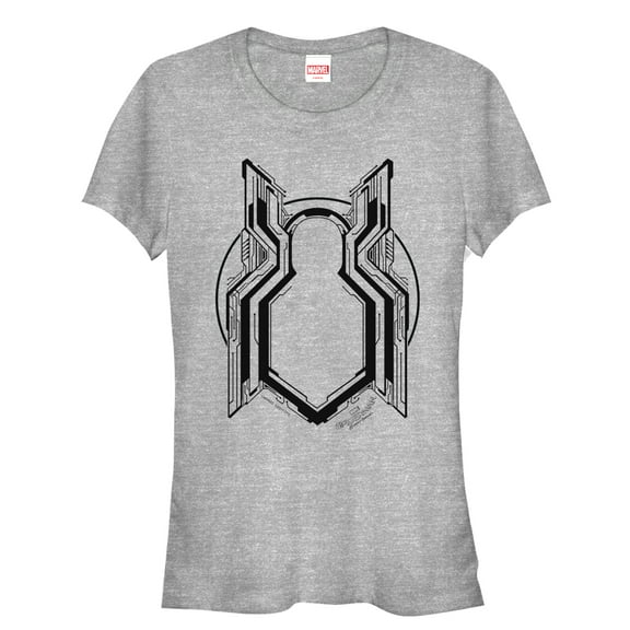 Junior's Marvel Spider-Man: Homecomingscale Logo  Graphic Tee Athletic Heather Small