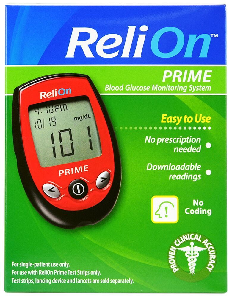Not available Buy ReliOn PRIME Blood Glucose Monitoring System, Red at Walm...
