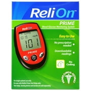ReliOn PRIME Blood Glucose Monitoring System, Red