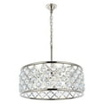 thumbnail image 7 of 1214 Madison Collection Pendant Lamp D:25in H:10.5in Lt:6 Polished Nickel Finish Royal Cut Crystal (Clear), 7 of 7