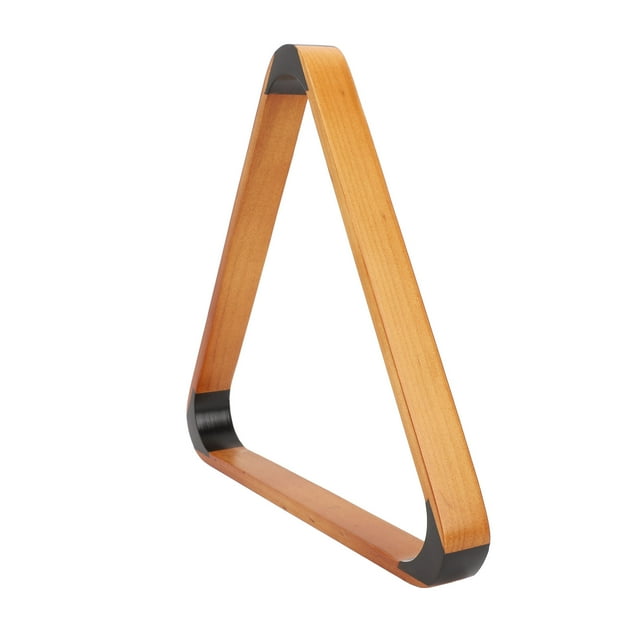 Pool Ball Rack, Stable Compact Pine Wood Classic Billiard Ball Triangle Rack for Game Room