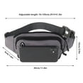 thumbnail image 2 of Sac Banane de Sport 11.8” Ceinture de Course avec Sangle Réglable, 2 of 7