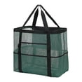 thumbnail image 2 of SPOORYYO Large Capacity Transparent Mesh Storage Bag – Durable Nylon Toy Organizer, Swimsuit & Beach Bag with Handles, Travel Storage for Miscellaneous Items, 2 of 6