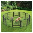 thumbnail image 2 of Dog Playpen Outdoor Puppy Exercise Pen Indoor Portable Pet Fence for Yard/RV Camping, 24 Inch 12 Panels, 2 of 5