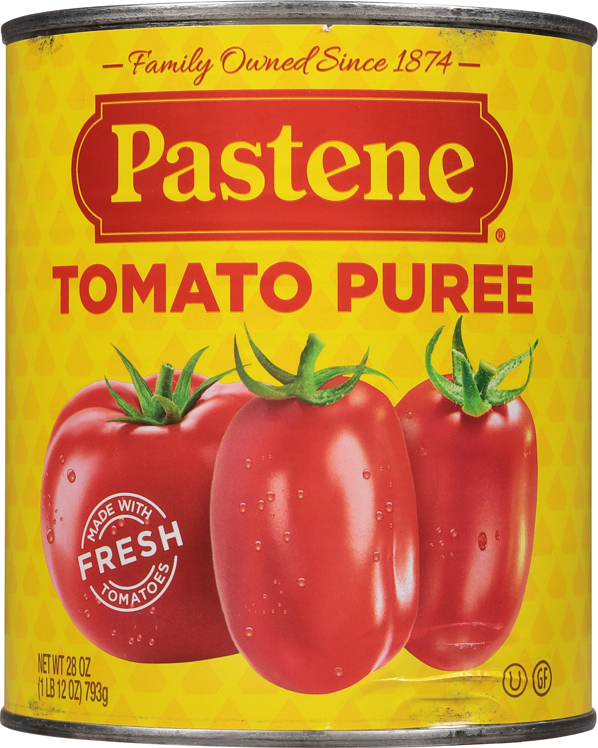 (3 pack) Pastene Pastene Tomato Puree, 28 oz