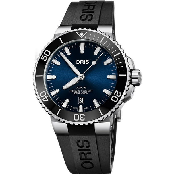 oris rubber strap watch