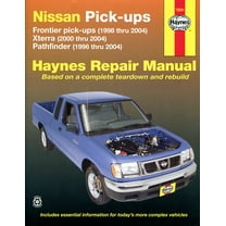 Nissan Frontier, Xterra & Pathfinder (96-04) covering Frontier Pick-up (98-04), Xterra (00-04) & Pathfinder (96-04) Haynes Repair Manual ^