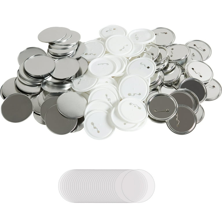 VEVOR 3 inch 75mm Button Badge Parts Supplies for Button Maker Machine 200 Sets, Size: 75mm 200 Sets