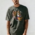 thumbnail image 2 of CONZONE Mens Tshirts Short Sleeve T-Shirts for Men Casual Tiger Graphic Crew Neck Lightweight Tees Cozy Summer Tops, 2 of 5