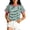 A-Green236, variant on JAJAHO Girls Striped Tees For Kids Casual Summer Round Neck Short Sleeve Loose Fit T Shirt 2-13Y
