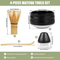 thumbnail image 2 of PEACNNG 4Pcs Japanese Matcha Tea Set Matcha Starter Making Kit with Matcha Whisk Bowl Whisk Holder and Scoop Safe Bamboo Tea Whisk and Ceramic Bowl Set for Matcha Tea, 2 of 11