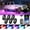 RGB 6 Pods, variant on 4 Pods Rock Lights with Dual Zone , Multicolor Underglow Lights Kit for ATV UTV Golf Cart RZR SXS, Neon Underbody Light with App Remote Control Flashing Music Sync 12V