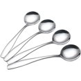 thumbnail image 1 of Juego de 12 cucharas redondas de acero inoxidable, 12 cucharas, 1 of 4
