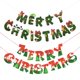 thumbnail image 3 of Guirnalda de Feliz Navidad para fiestas navideñas, adornos colgantes, Bandera de papel de Año Nuevo, pancartas de Papá Noel, muñeco de nieve, decoración de árbol de Navidad, 3 of 4