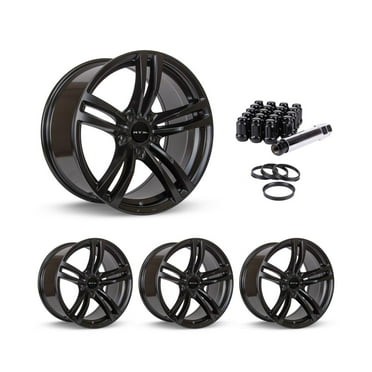 20 Inch Black Rims (Set of 4) for 2008-2024 Honda Ridgeline, RTX 81587-AP