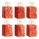 thumbnail image 4 of 12 bolsas de regalo de color rojo y dorado, organizador de almacenamiento, bolsas profesionales para fiestas con asas para bodas, Navidad, regalos de, 4 of 9