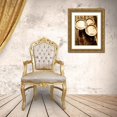 thumbnail image 3 of Acosta 12x14 Gold Ornate Wood Framed with Double Matting Museum Art Print Titled - Love in a Latte, 3 of 4