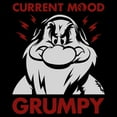 thumbnail image 2 of Men's Snow White and the Seven Dwarfs Grumpy Current Mood Graphic T-Shirt, 2 of 5