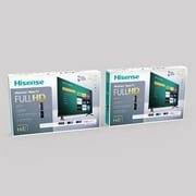 Hisense 40-Inch Class H4 Series FHD Roku Smart TV (40H4030F1) - 1080P Full HD LCD Screen, LED TV, DTS TruSurround Sound, Motion Rate 120, Gaming Mode