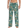 thumbnail image 2 of Kdxio Flowe Rooster Print Men's Sleep Pajama Pant Lounge Pants with Pockets, 2 of 8