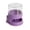 Purple, variant on Novamily Reptile Automatic Water Dispenser-Bearded Dragon Water Bowl - Small Water Dish for Tortoise - Bowls for Reptiles & Amphibians (Yellow)