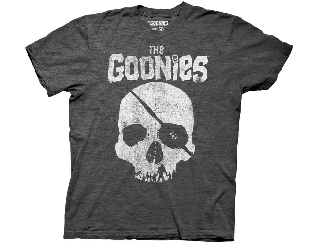 Ripple Junction Goonies Skull With Silhouette Teeth Adult T Shirt XL 