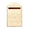 thumbnail image 1 of Caja de madera para tarjetas de boda con ranuras, suministros para bodas, buzón, sobre, regalo, tarjeta postal Estilo A, 1 of 9