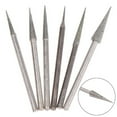 thumbnail image 2 of 10 Pcs 1.5mm Diamond Grinding Head Burr Grinding Bit Point D Needle Carving tool, 2 of 5