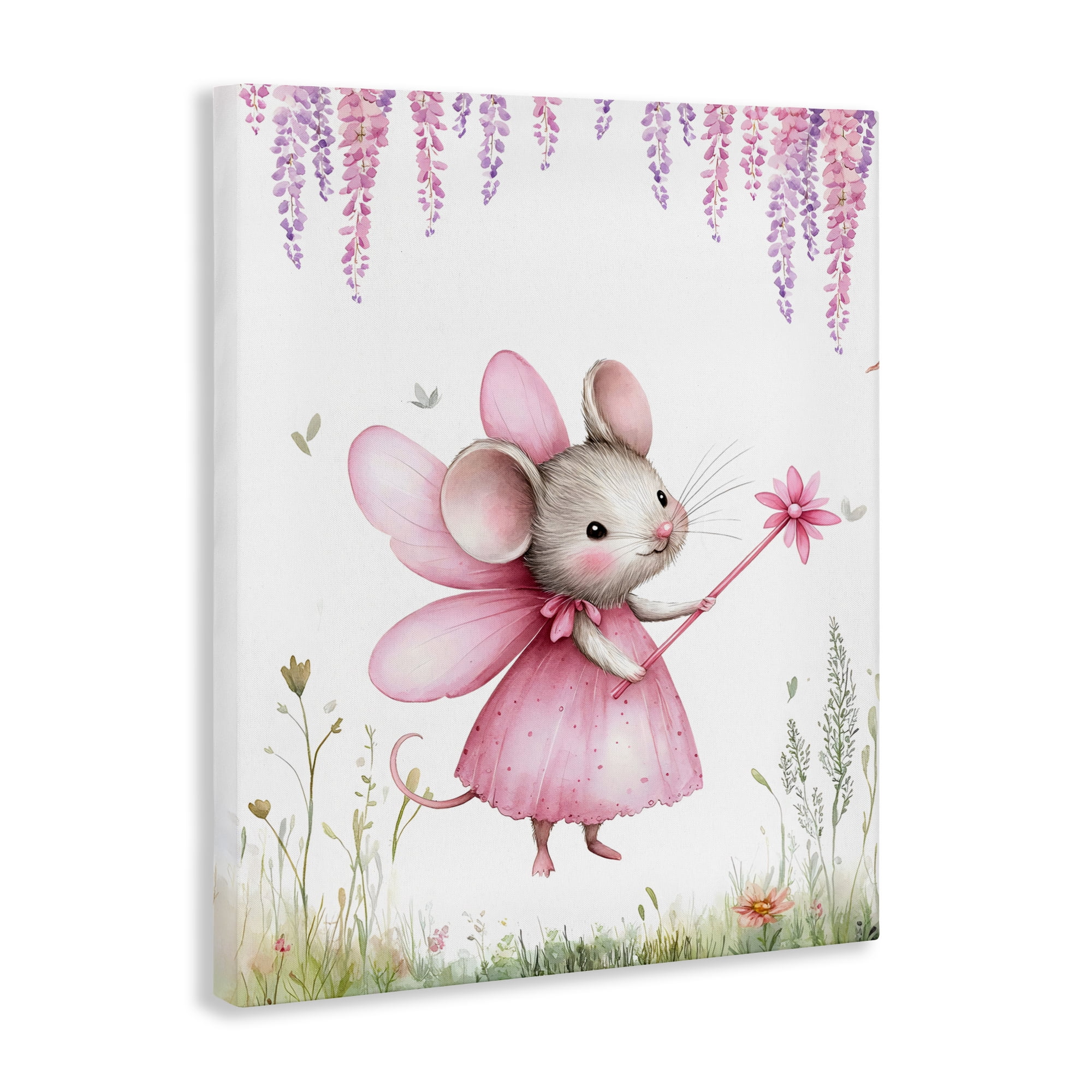 Stupell Industries Woodland Mouse Forest Fairy Canvas Wall Art, design by LSR Design Studio